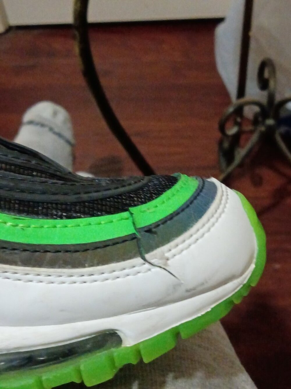 Nike Air Max 97 'City Pride Dallas Home' Black Green Sneaker CI4427-001 Size 4Y - Picture 2 of 14